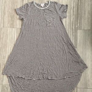 Lularoe Carly Swing Dress Size S Stripes